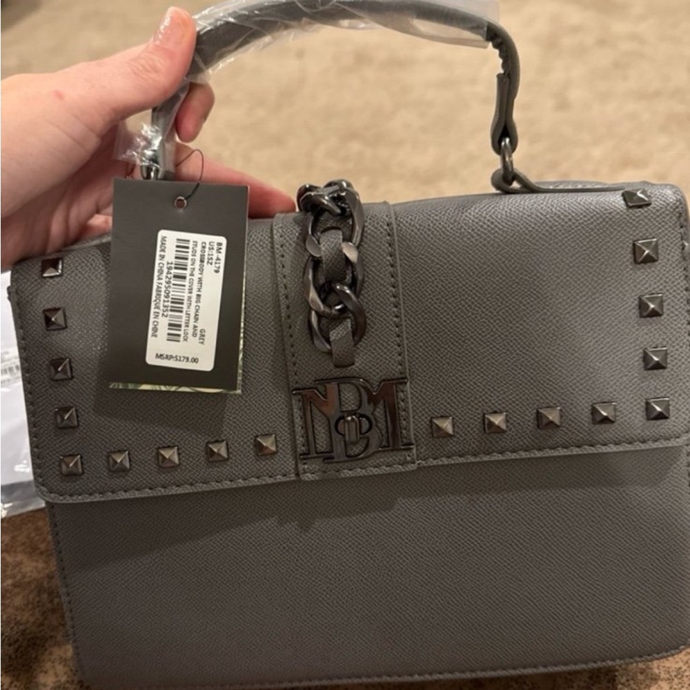 New Badgley Mischka vegan leather crossbody purse $180 MSRP